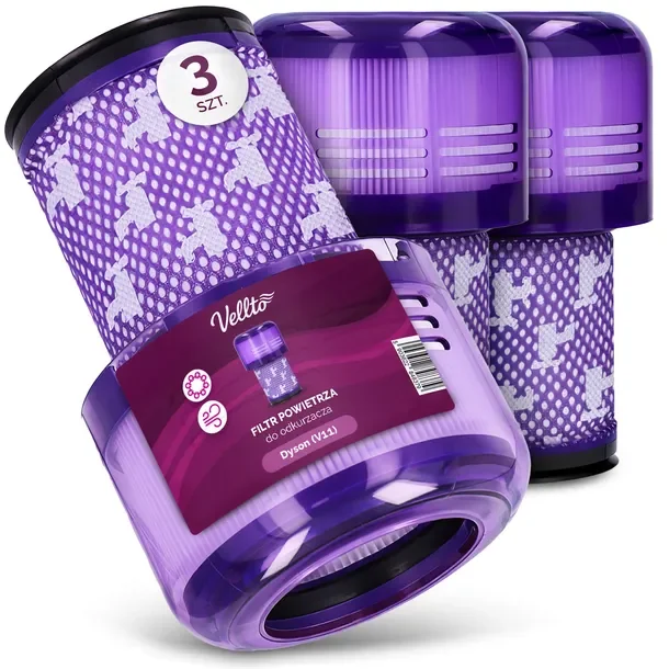 3x Filtr Powietrza do Odkurzacza Dyson V11 Absolute Pro Total V15 SV14