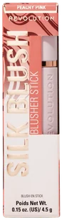 Makeup Revolution Silk Blush Róż w Sztyfcie Peachy Pink - Róże do policzków - miniaturka - grafika 1
