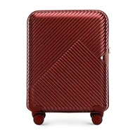 Walizki - Walizka kabinowa z polikarbonu burgund - miniaturka - grafika 1