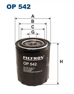 Filtr oleju Filtron OP 542 - Filtry oleju - miniaturka - grafika 1