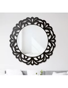 Dekoracyjne lustro w ażurowej ramie mdf - IDALIA, Wymiary: 80x80 (fi51) - Lustra Dekoracyjne lustro w ażurowej ramie mdf - IDALIA, Wymiary: 80x80 (fi51) - Lustra - miniaturka - grafika 1