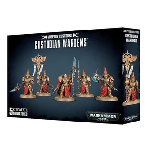 Adeptus Custodes Custodian Wardens (01-11) GamesWorkshop 01-11 - Gry bitewne - miniaturka - grafika 1