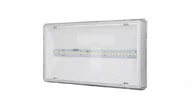 Oprawy, klosze i abażury - Awex Oprawa awaryjna EXIT L IP65 LED 6W 850lm 1h jednozadaniowa PT biała ETL6WB1SEPTWH ETL/6W/B/1/SE/PT/WH - miniaturka - grafika 1