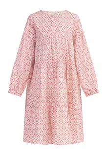 Sukienki - Scabbo Dziewczęca letnia sukienka Mimo Dress, różowy neonowy, 134 cm - grafika 1