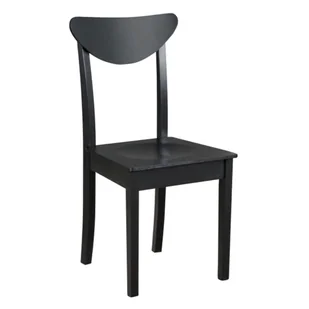 Krzesło drewniane HUGO 3 D Czarny - Krzesła - miniaturka - grafika 1
