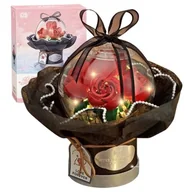 Klocki - Klocki plastikowe QBI Świecąca kula Czerwone róże 1081302 - miniaturka - grafika 1