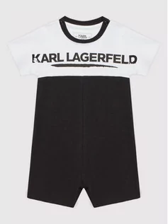 Body dla niemowląt - KARL LAGERFELD Body dziecięce Z94062 Czarny Regular Fit - grafika 1