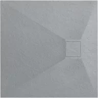 Brodziki prysznicowe - Rea Brodzik prysznicowy Magnum Grey 90x90 - miniaturka - grafika 1