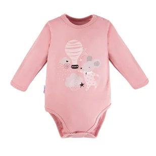 EWA 728128 MELLOW Body dł. róż 80 - Body dla niemowląt - miniaturka - grafika 1