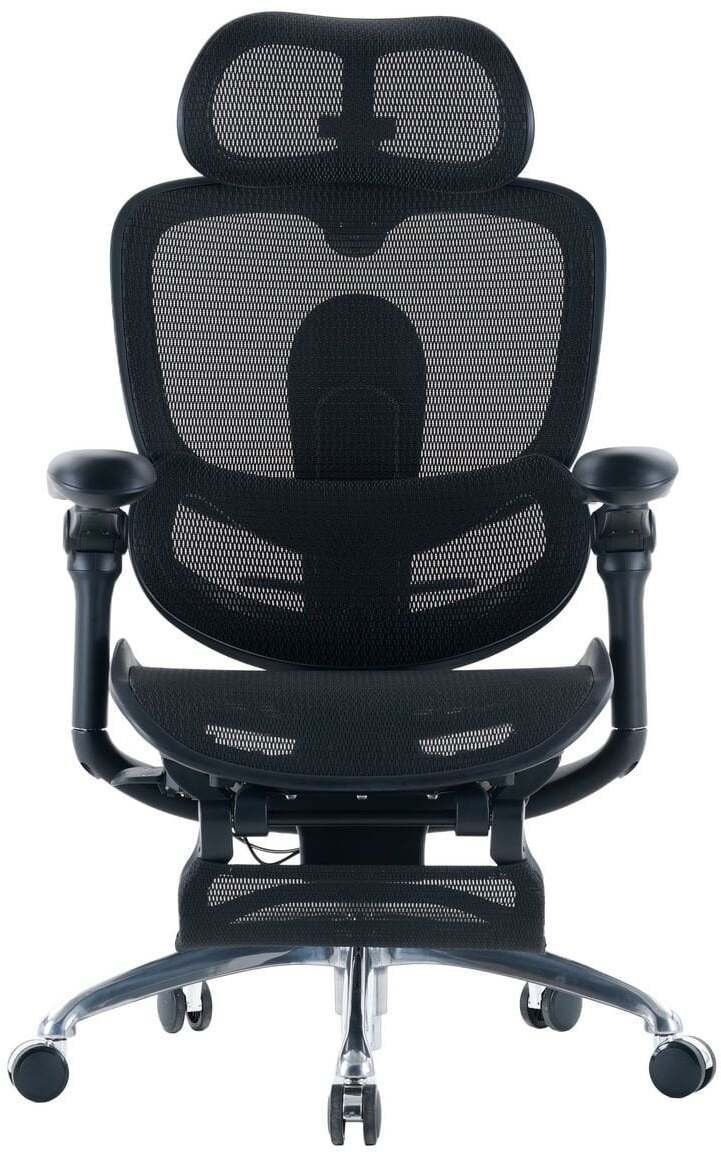 Sihoo Fotel biurowy C300 PRO V2 Black z podnóżkiem C300-PRO-V2-B101-JT