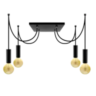 Lampy sufitowe - OxyLED Lampa wisząca CROSTI MUNERA QUATRO biała 891582 - miniaturka - grafika 1