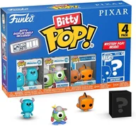 Figurki dla dzieci - funko pop! pixar bitty pop 4 pack 2.5cm monsters inc. sulley mike nemo - miniaturka - grafika 1
