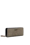 Portfele - Desigual Women's Mone_Alpha Maya MAX Bi-Fold Wallet, Black, 1, czarny, 1 - miniaturka - grafika 1