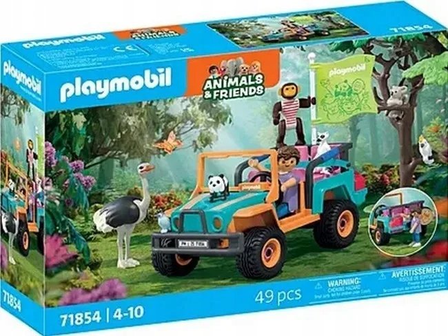 Playmobil Animals & Friends 71854 Kolorowe auto terenowe