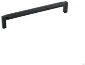 Zawiasy, okucia i inne akcesoria - Uchwyt meblowy podłużny Lecco 160 Metalowy czarny - miniaturka - grafika 1