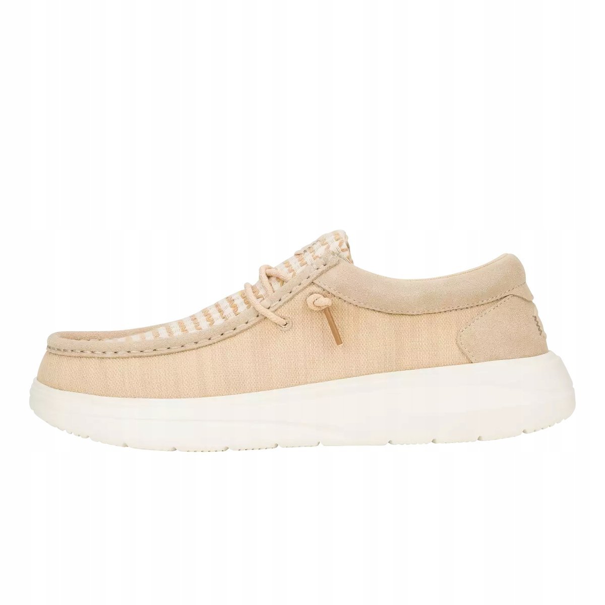 HeyDude Męskie Lekkie Buty Mokasyny Wsuwane Zamszowe Wally Comf Woven 47