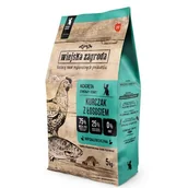 Sucha karma dla kotów - Wiejska Zagroda Kurczak z Łososiem 5 kg sucha karma dla kociąt - miniaturka - grafika 1