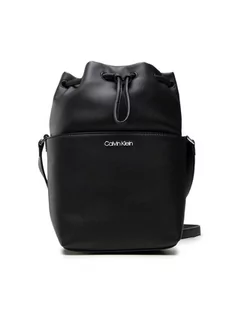 Torebki damskie - Calvin Klein Torebka Ck Must Bucket Bag Sm K60K609124 Czarny - grafika 1