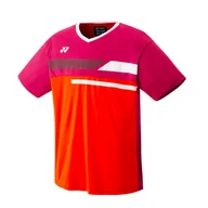 Koszulki sportowe męskie - Koszulka męska Yonex Mens Crew Neck Shirt YM0029 Reddish Rose XXL - miniaturka - grafika 1