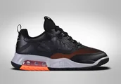 Koszykówka - Nike Air Jordan Max 200 Black Total Orange - miniaturka - grafika 1