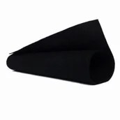 Dekoratorstwo - Filc 1mm, wełna/wiskoza, 20x30 cm- czarny - miniaturka - grafika 1