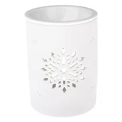 Zapachy do domu - Biały porcelanowy kominek zapachowy Dakls, wys. 12,2 cm - miniaturka - grafika 1