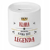 Skarbonki - Skarbonka na Urodziny 19 19te 19-te na Prezent z Nadrukiem ze Zdjęciem + Opakowanie na prezent (wzór 03) - miniaturka - grafika 1