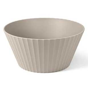 BLIM PLUS NETTUNO Misa śr. 25 cm szaro-beżowa mokka - Miski i półmiski - miniaturka - grafika 1
