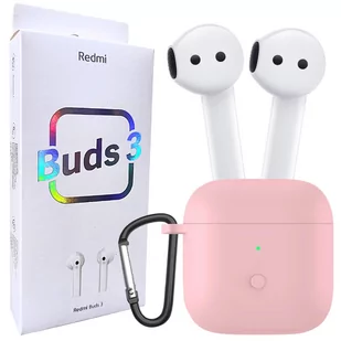 XIAOMI REDMI BUDS 3 + ETUI różowe - Słuchawki - miniaturka - grafika 1