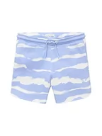 Spodenki damskie - TOM TAILOR Dziewczęce 1036423 bermudy dziecięce szorty dresowe, 31720 niebieskie Heron Tie Dye Stripe, 128, 31720 - Blue Heron Tie Dye Stripe, 128 cm - miniaturka - grafika 1