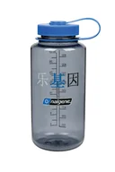 Shakery i bidony sportowe - Nalgene, Butelka, WM Gray with Chinese Nalgene Logo, szary, 1 l - miniaturka - grafika 1