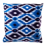 Poduszki dekoracyjne - Niebieska poduszka dekoracyjna 45x45 cm Aztek – JAHU collections - miniaturka - grafika 1