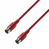 Kable - 'ADAM HALL K3MIDI0300RED - KABEL MIDI 3 METRY ADAM HALL  K3MIDI0300RED' - miniaturka - grafika 1