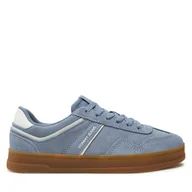 Sneakersy damskie - Sneakersy Tommy Jeans The Greenwich Suede EN0EN02696 Szary - miniaturka - grafika 1