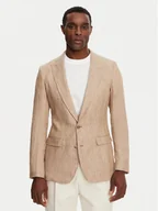 Marynarki męskie - Dolce&Gabbana Marynarka G2NW0T FU4L0 Beżowy Regular Fit - miniaturka - grafika 1