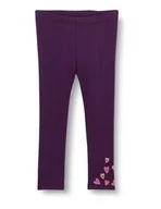 Legginsy - s.Oliver Dziewczęce legginsy z nadrukiem, fioletowy, 80 cm - miniaturka - grafika 1