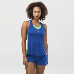 HEAD Spirit Tank Top Women, błękit królewski - Koszulki i topy damskie - miniaturka - grafika 1