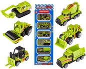 Samochody i pojazdy dla dzieci - Samochodziki Resoraki 6Szt Pojazdy Budowlane Małe Autka Zabawki Autko Dla Dzieci Koparka Wózek Widłowy Walec - miniaturka - grafika 1