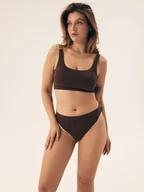 Biustonosze - Biustonosz typu top Larleen Bloovii ciemna czekolada S - miniaturka - grafika 1