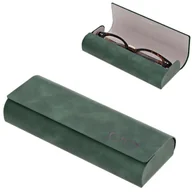 Akcesoria do okularów - Etui okularowe na magnes ET-122B zielone - miniaturka - grafika 1
