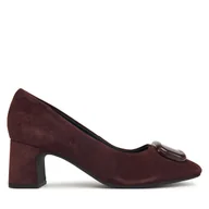 Czółenka - Czółenka Clarks Fernie Trim 26183038 Bordowy - miniaturka - grafika 1
