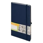 Notesy i bloczki - Ateneum Notes A5 Kropki Romantyzm Granatowy ANTRA - miniaturka - grafika 1