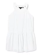 Sukienki - Armani Exchange Damska sukienka Sustainable, okrągły dekolt, biała, ekstra mała, biały, XS - miniaturka - grafika 1