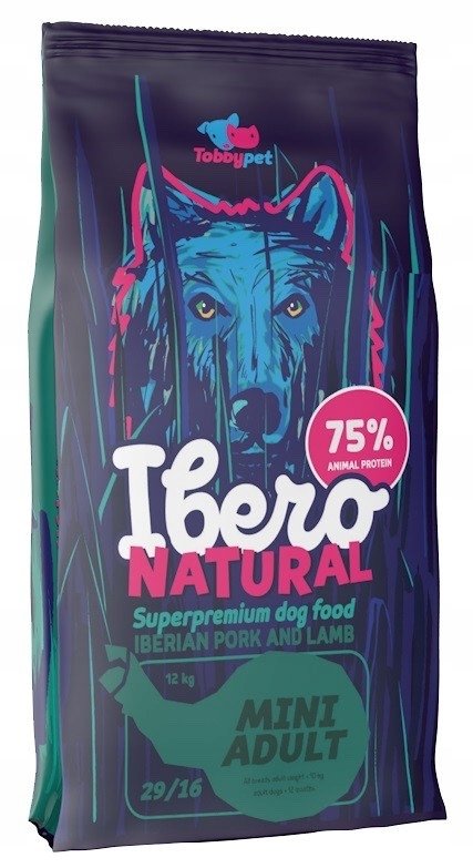 IBERO NATURAL MINI PORK LAMB WIEPRZ JAGNIĘCINA 12kg