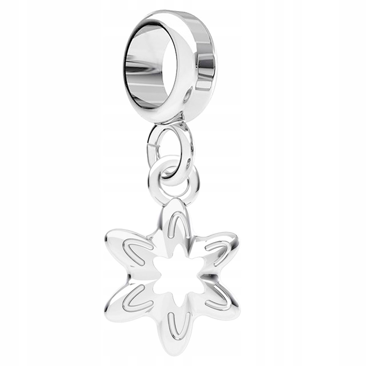 Charms Srebrny Wisząca Gwiazdka Gwiazda Star Kosmos Niebo SREBRO 925