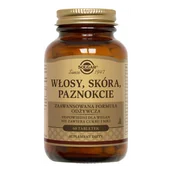 Włosy, skóra, paznokcie - Solgar Włosy, Skóra, Paznokcie 60 Tabletek - miniaturka - grafika 1