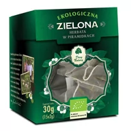 Herbata - Dary Natury, Herbata zielona piramidki bio, 15x2 g - miniaturka - grafika 1