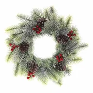 Ozdoby bożonarodzeniowe - Wieniec świąteczny Cones, śr. 34 cm - miniaturka - grafika 1