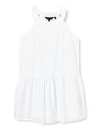 Sukienki - Armani Exchange Damska sukienka Sustainable, okrągły dekolt, biały, rozmiar M, biały, M - miniaturka - grafika 1