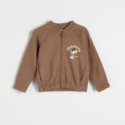 Reserved - Bluza bomber Snoopy - Brązowy